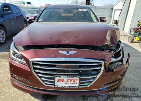 2015 Hyundai Genesis 3.8L z USA, uszkodzony, nr VIN KMHGN4JEXFU089915